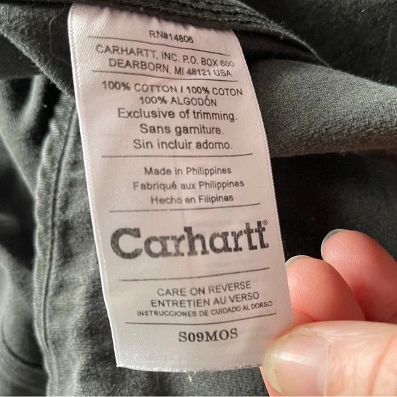 Carhartt Oakman Cotton Work Shirt - Picture 9 of 9